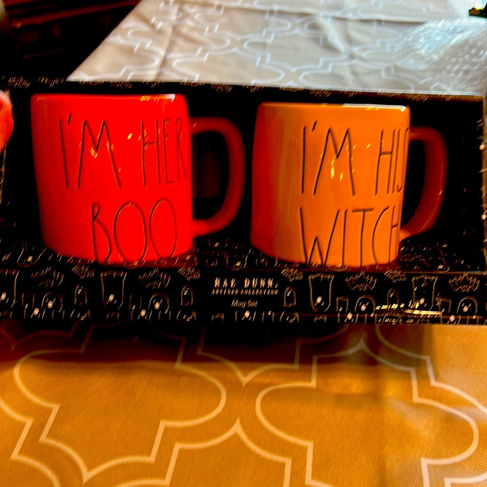 New set of Rae Dunn Couples Mugs